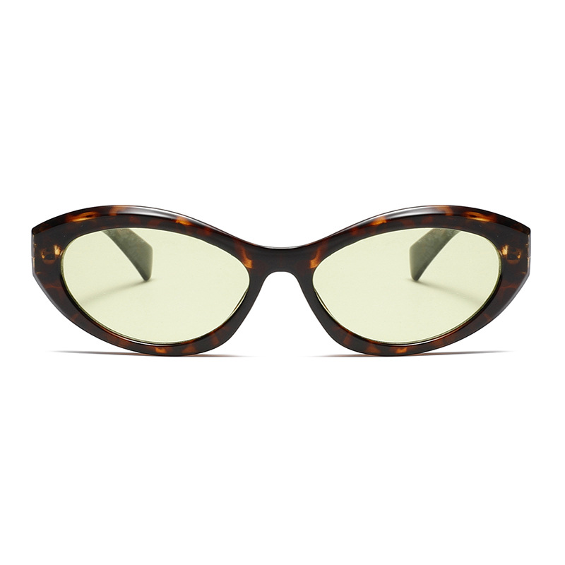 1 Paar Simple Series Daily Leopard Print Kunststoff Damen Sonnenbrille Bild3