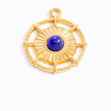 1 Stück Romantische Serie Retro Auge Edelstahl Gold Farbe Damen Anhänger h5 Bild5
