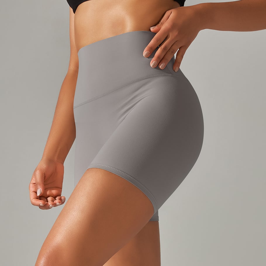 1 Piece Solid Color High Stretch Sports Yoga Cycling ShortsWomen's Sport Clothing h5Picture9