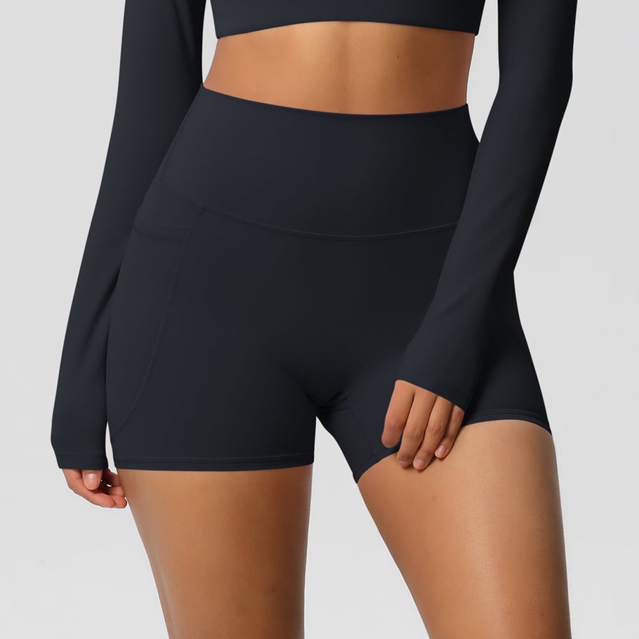 1 Piece High Stretch Athletic Running Yoga Shorts Women's Sport Clothing Picture10