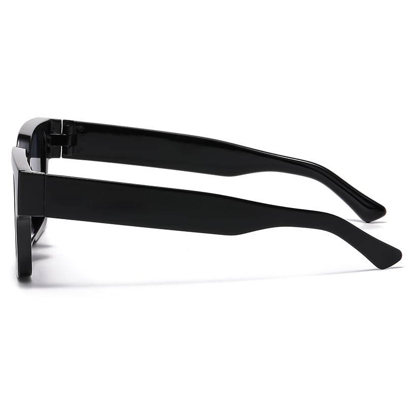 1 Paar Damen-Sonnenbrillen mit breitem Rand und einfarbiger Alltagsbrille Bild11