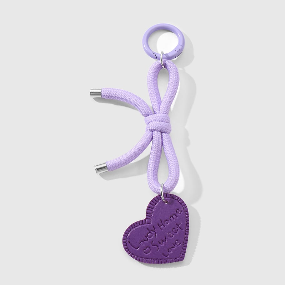 Leather Heart & Bow Knot Women's Bag Charms Picture9