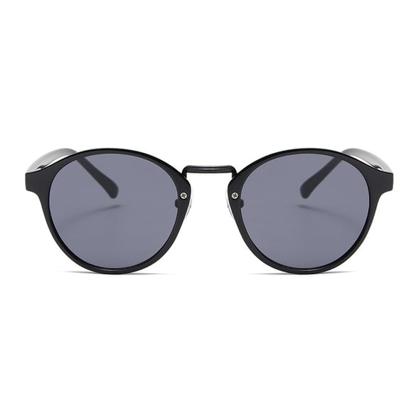 1 pieza de gafas de sol de plástico de color sólido informales de serie simple para mujer 2