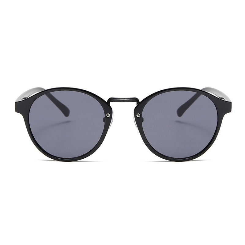 Lunettes de soleil pour femmes, 1 pièce, série simple, décontractées, couleur unie, en plastique Image3