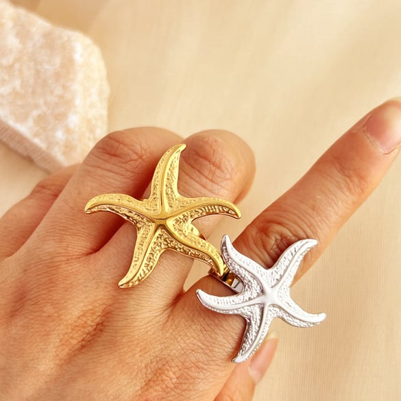 1 pezzo semplice serie retrò tartaruga in acciaio inossidabile color oro anelli regolabili da donna 2