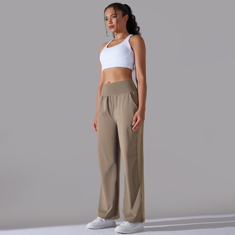 1 Piece High Waisted Comfortable and Super Elastic  Women's Sports  Casual Pants Picture3