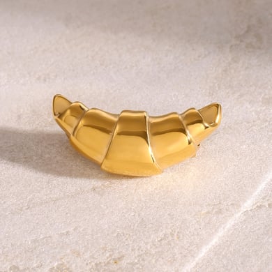 1 par de broches geométricos clásicos de acero inoxidable chapados en oro de 18 quilates para mujer h5 Imagen2