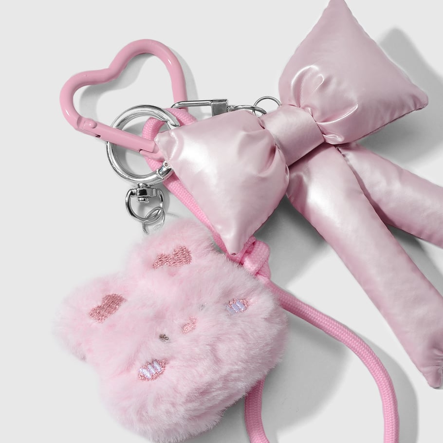 1 Piece Sweet Beaded Bow Bag Charms Picture9
