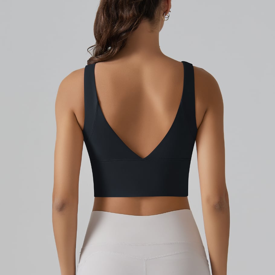 1 piece High Elasticity One-Piece Fixed Cup Yoga Sports Underwear Women's Sport Clothing Picture8