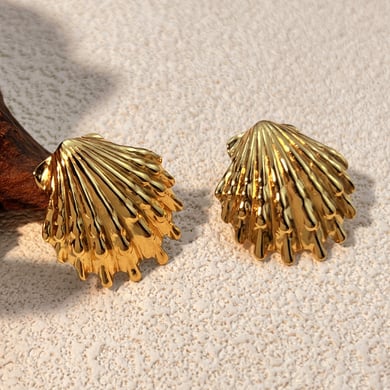 1 Paar Simple Series Simple Turtle Edelstahl Goldfarben Damen Ohrstecker h5 Bild4