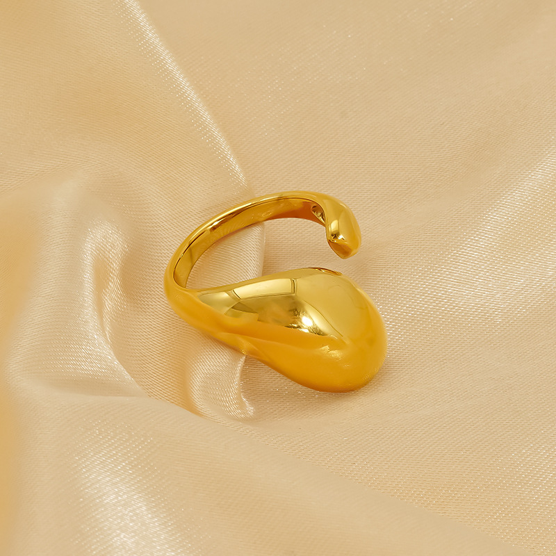 1 Pair Simple Series Classic Women's Adjustable Rings Picture3