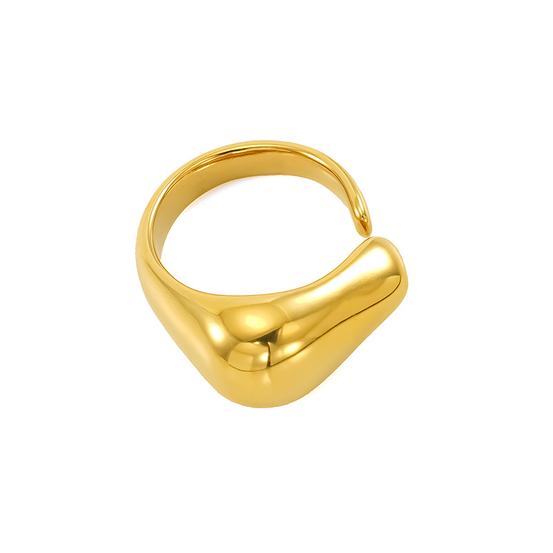 1 Pair Simple Series Classic Women's Adjustable Rings Picture6