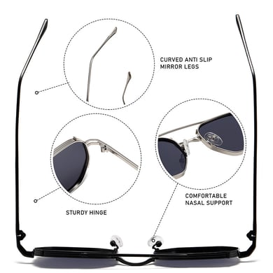 1 Paar Damen-Sonnenbrillen der Simple Series für den Alltag in Volltonfarbe h5 Bild11