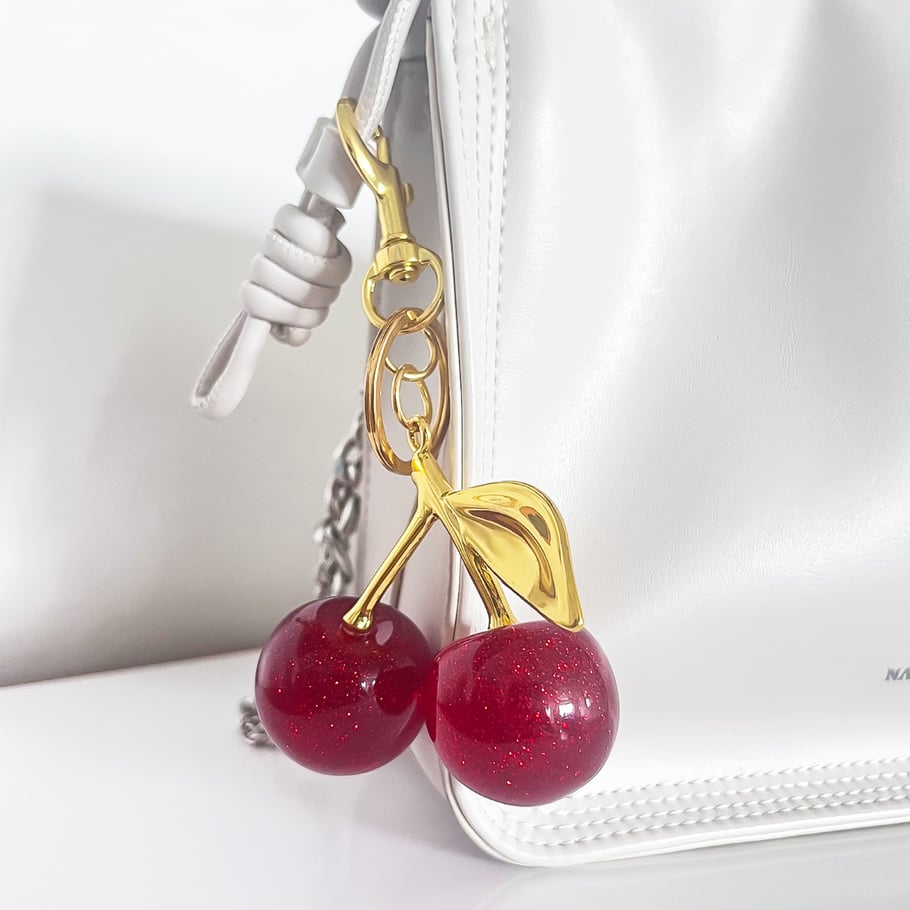 1 Piece Sweet Cherry Women's Bag Charms Picture3