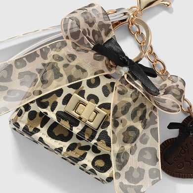 Retro Leopard Print Mini Bag Women's Bag Charms h5 Picture7