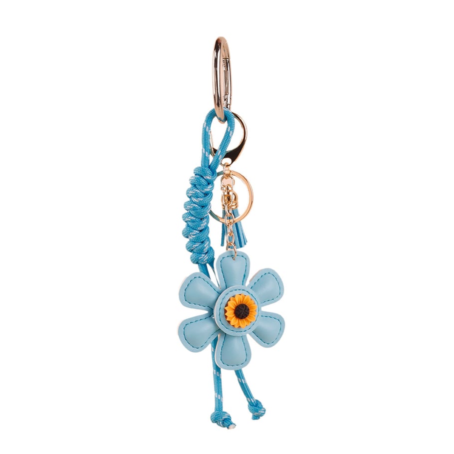 1 Stück Romantische Serie Süße Blume PU Damen Taschenanhänger Bild3