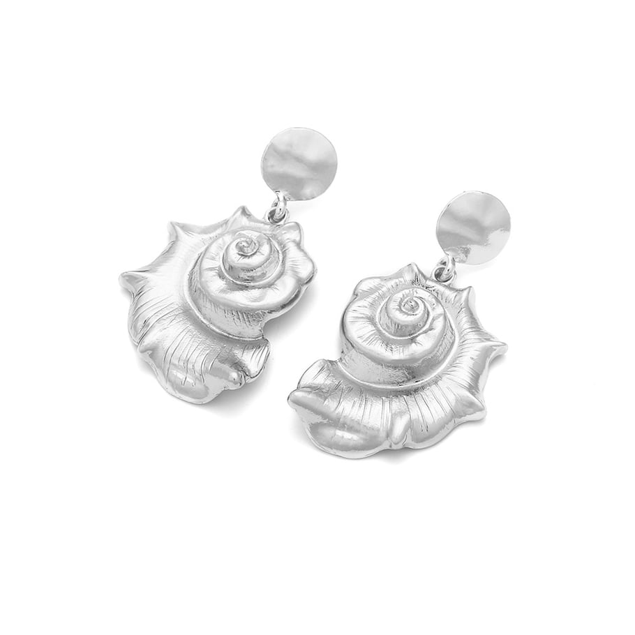 1 Pair Vintage Alloy Conch Dangle Earrings Picture6