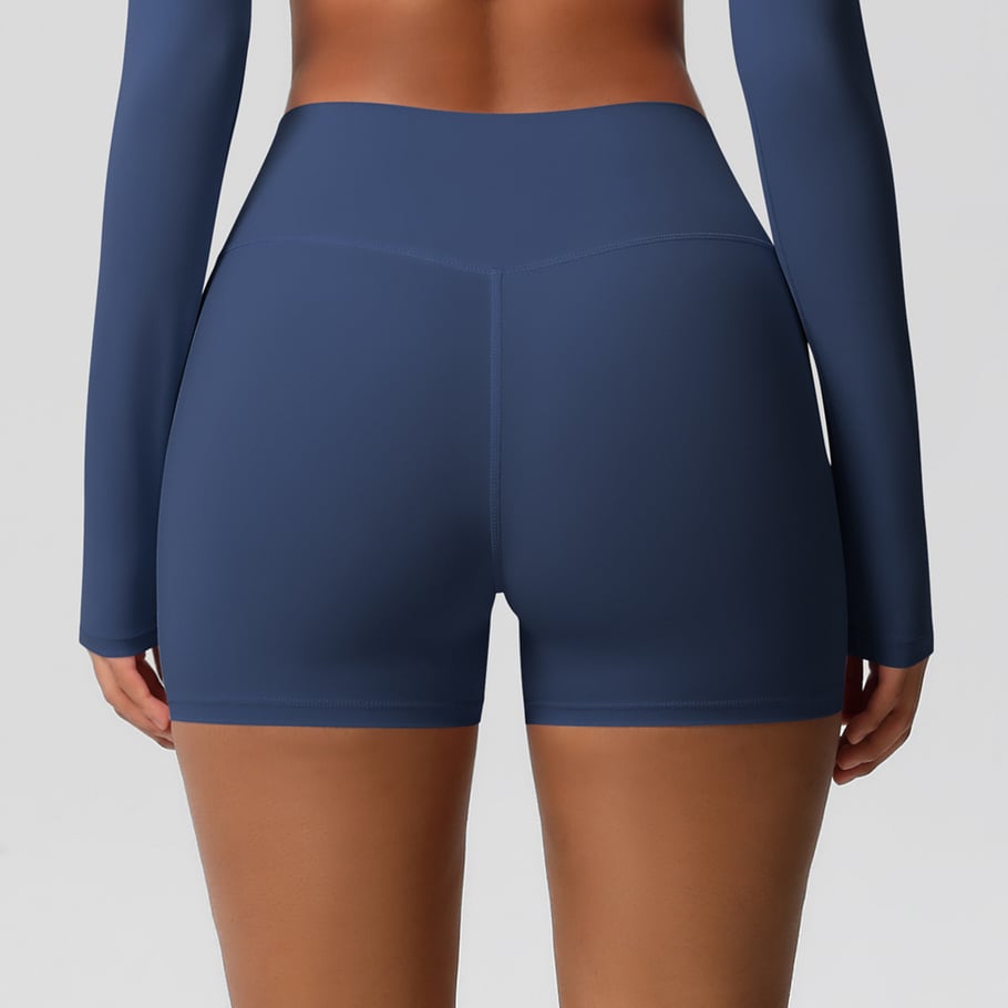 1 Piece High Elastic Comfortable and Breathable Yoga Shorts Women's  Outdoor Clothing Picture6