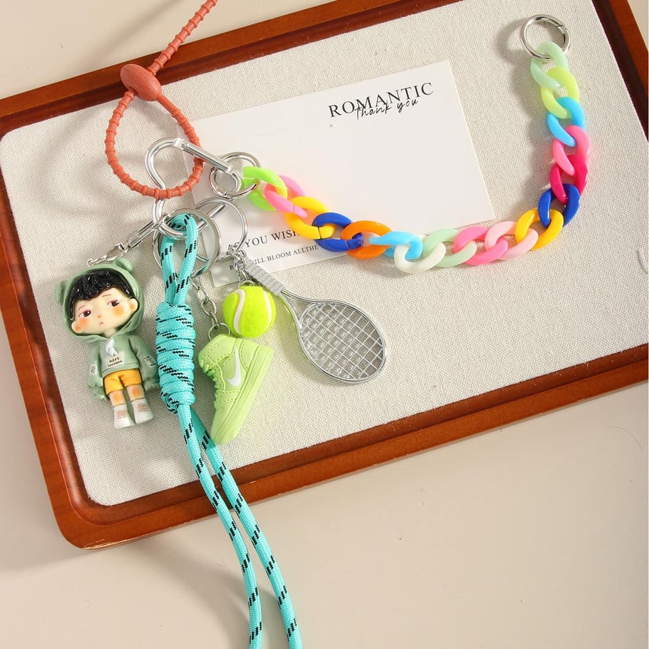 1 pieza de dijes para bolso de mujer de rayón con figura casual de serie simple Imagen8