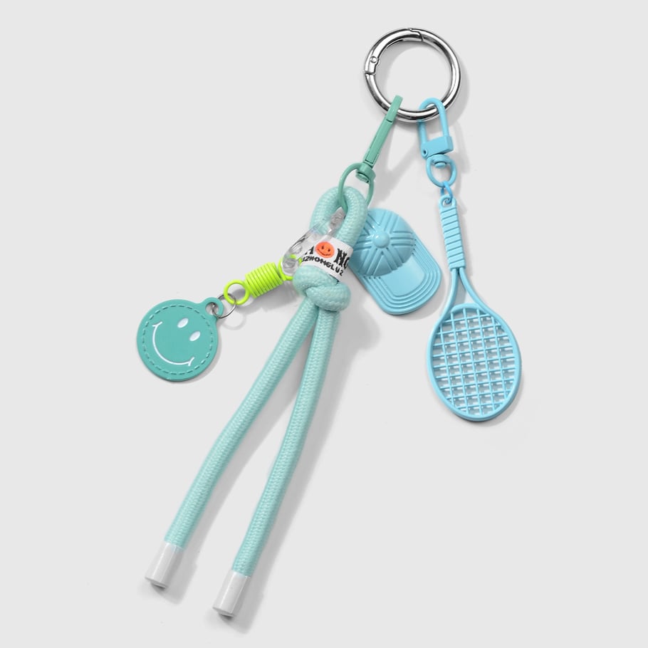 1 Piece Simple Series Casual Smiling Face Alloy Women's Bag Charms Picture5