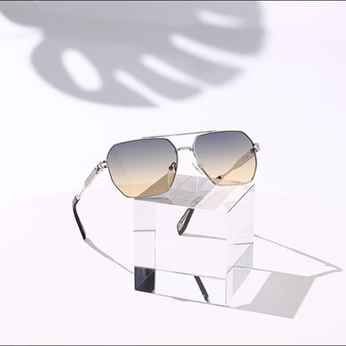 1 Pair of Retro Square - frame Metal Women's Sunglasses h5 Picture10