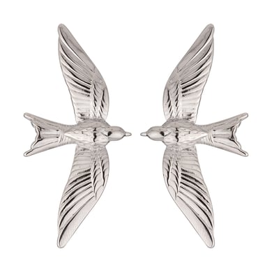 1 Pair Classic Series Elegant bird Stainless Steel 18K Gold Plated Women Stud Earrings h5 Picture5