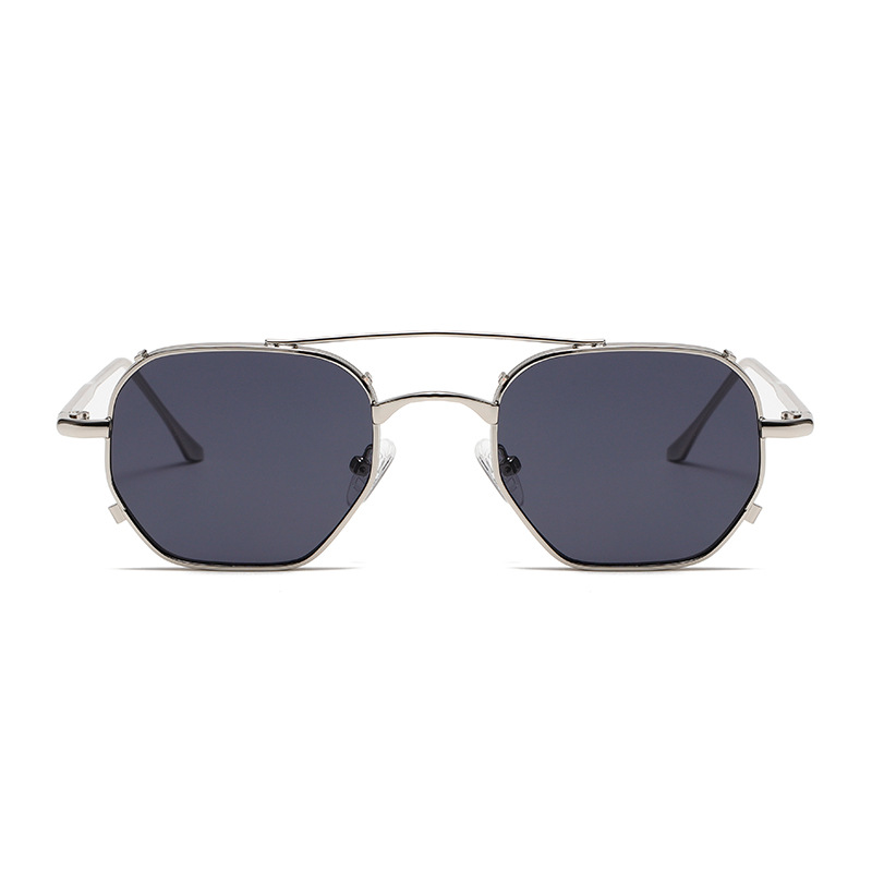 1 Pair Simple Series Daily Solid Color Alloy Women Sunglasses h5Picture2