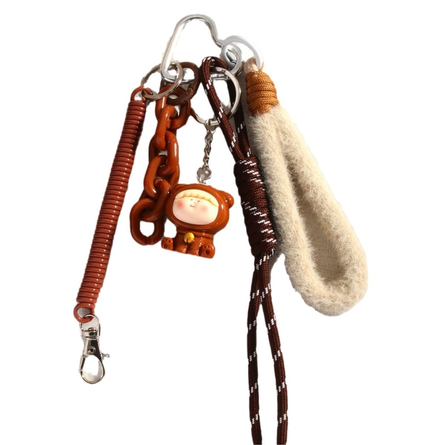 1 Stück Romantische Serie Täglicher Cartoon Rayon Damen Taschenanhänger Bild6