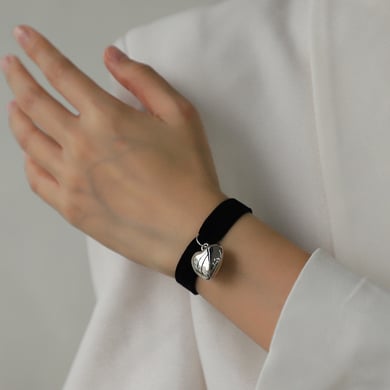 1 Stück Simple Series Classic Heart CCB Damen-Charm-Armbänder h5 Bild5