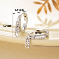 silver color/One size 