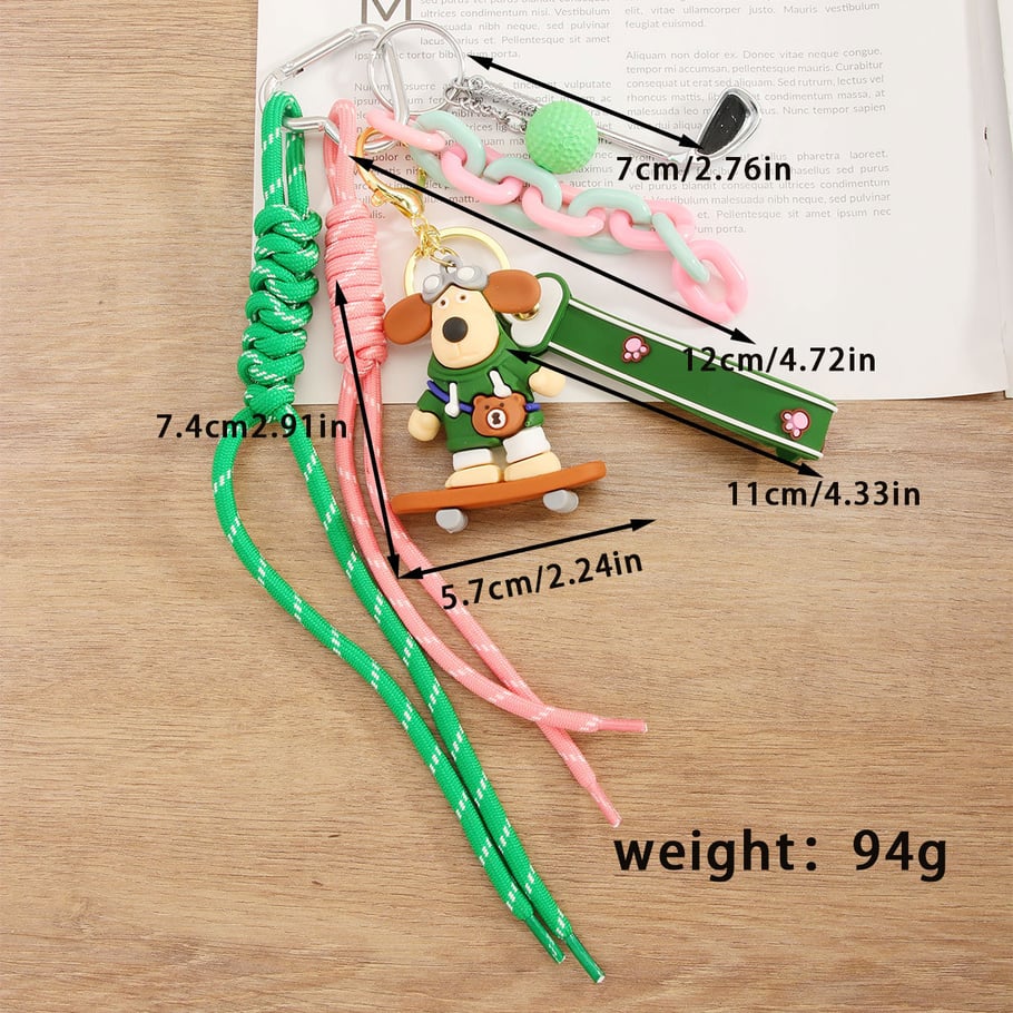 1 Piece Cute Golf & Dog Women's Bag Charms Picture6