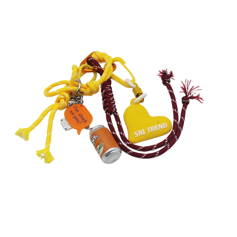 1 Piece Daily Love-themed Woven Rope and Chain Women's Bag Charms Picture6