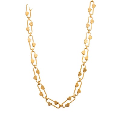 1 Stück Simple Series Simple Heart Edelstahl 18 Karat vergoldet Unisex Anhänger Halsketten h5 Bild6