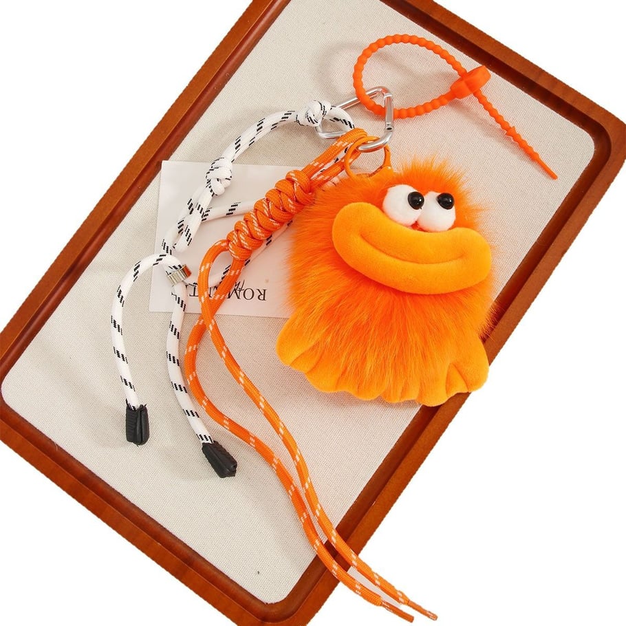 1 Piece Cute Plush Doll Women's Bag Charms Picture6