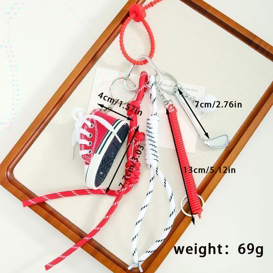 1 Piece Sport Style Mini Sneaker & Tennis Women's Bag Charms Picture9