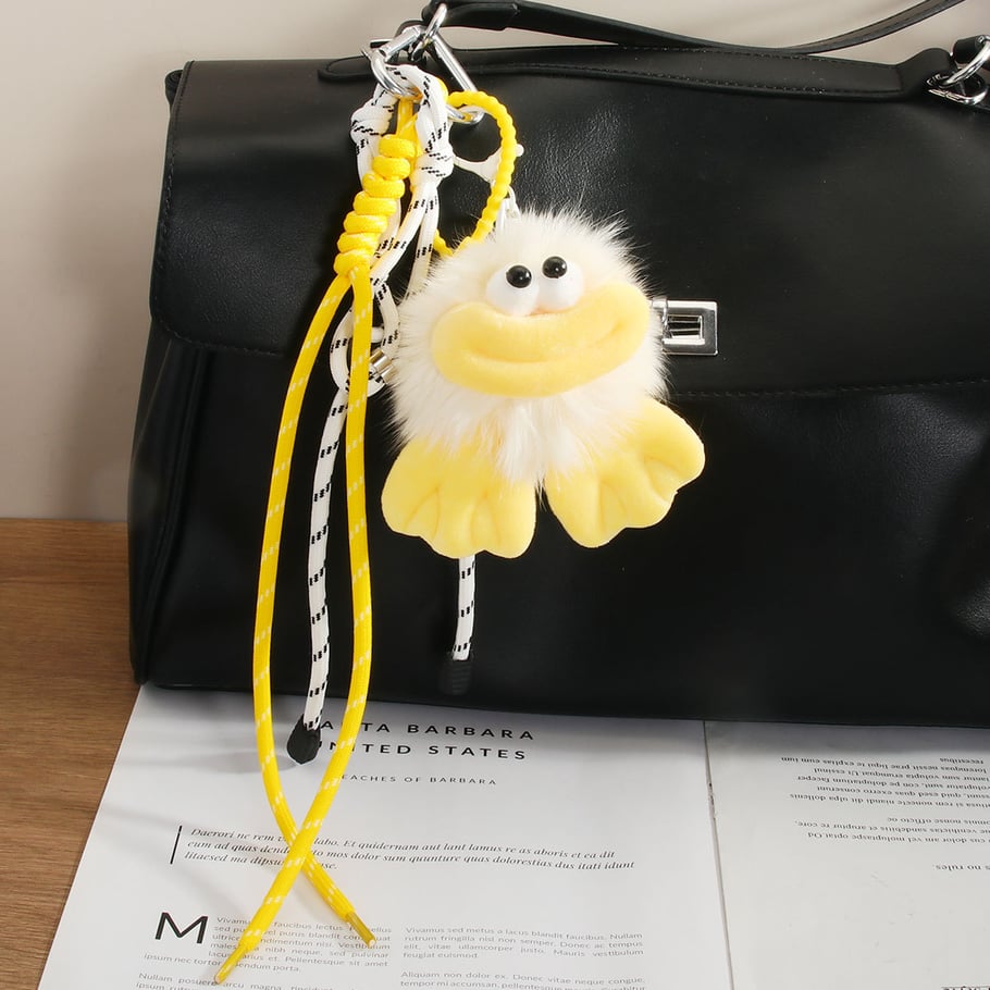 1 Piece Cute Plush Doll Women's Bag Charms Picture4