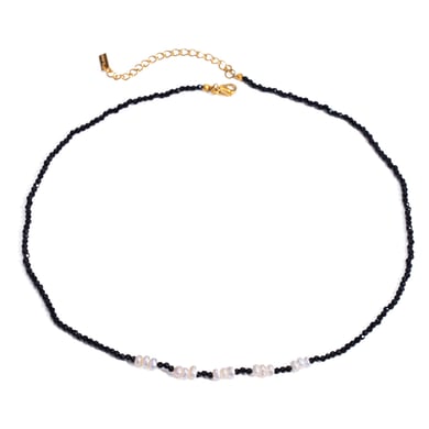 1 Stück Simple Series Daily Beads Edelstahl 18 Karat vergoldet Kristall Damen Perlenketten h5 Bild5
