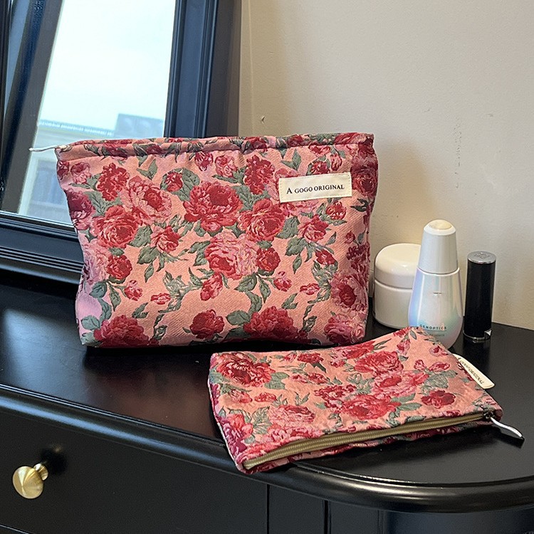 1 Stück Romantische Serie Süße Blume Polyester Damentaschen Bild4