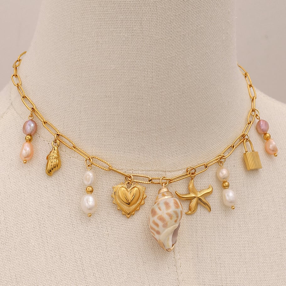 1 Piece Simple Series Vacation Turtle Stainless Steel 18K Gold Plated Women Pendant Necklaces Picture5