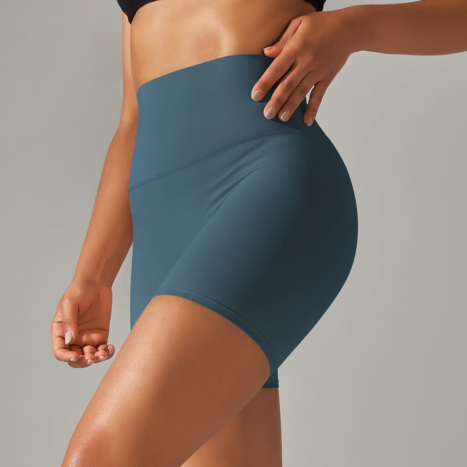 1 Piece Solid Color High Stretch Sports Yoga Cycling ShortsWomen's Sport  Clothing Picture10