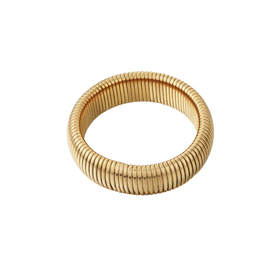 1 Piece Minimalist Series Daily Strip Stainless Steel Gold Color Women's Bangles Picture7