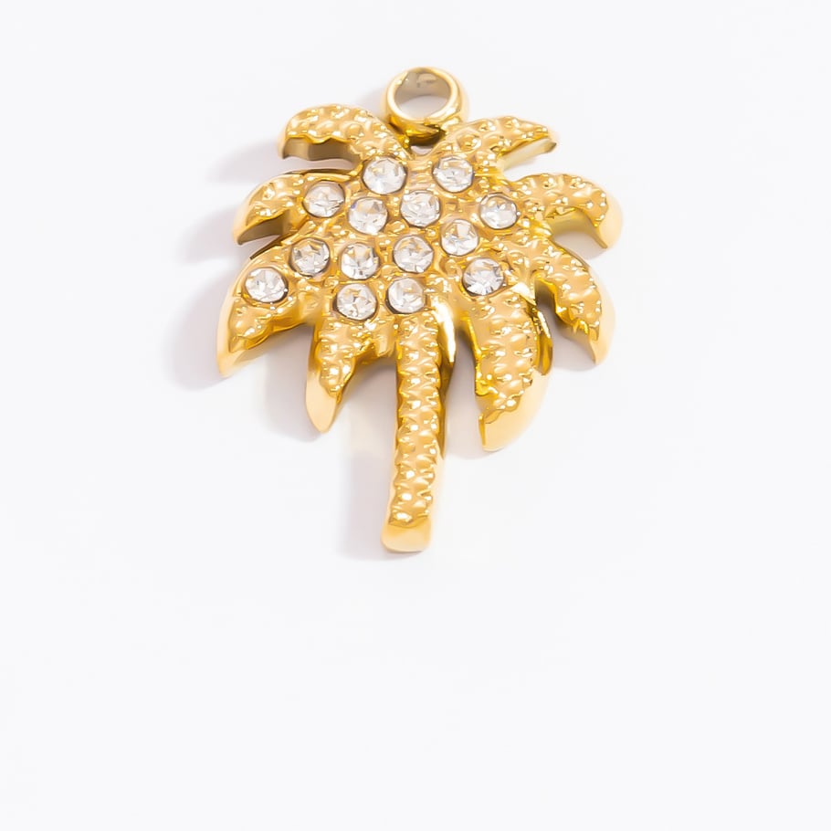 1 pieza de colgante de tortuga de vacaciones de acero inoxidable color dorado para mujer de la serie romántica Imagen8