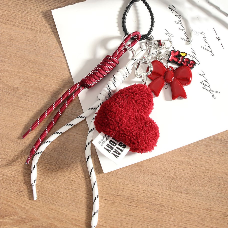 1 Piece Simple Series Daily Heart PU Women's Bag Charms Picture8