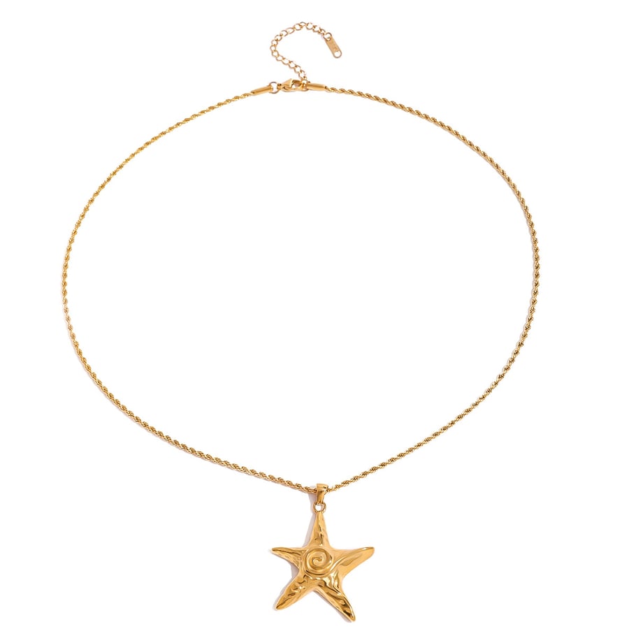 1 Piece Simple Series Vacation Turtle Stainless Steel 18K Gold Plated Women Pendant necklaces Picture6