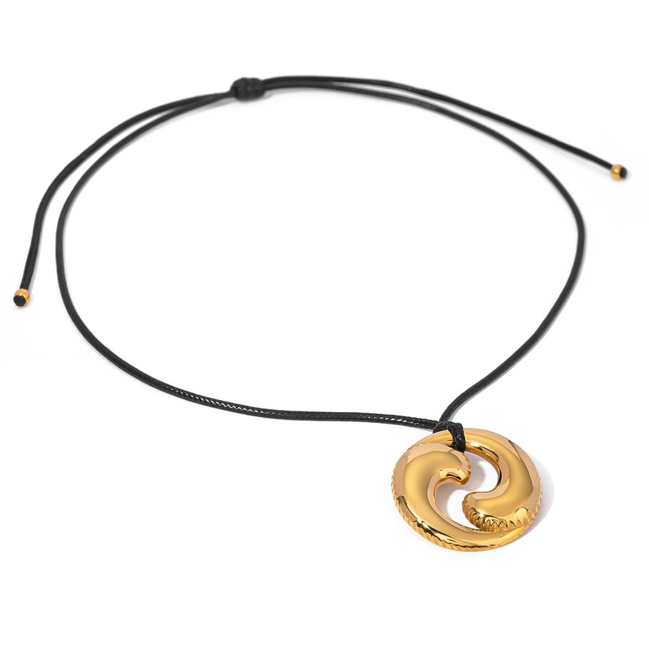 1 Piece Simple Trendy Style Chunky Bowknot Starfish Shape Stainless Steel 18K Gold Plated Women's Pendant Necklaces Picture6
