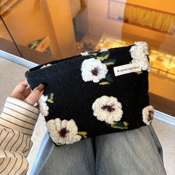 1 Piece Classic Series Natural Flower Polyester Women's Bags