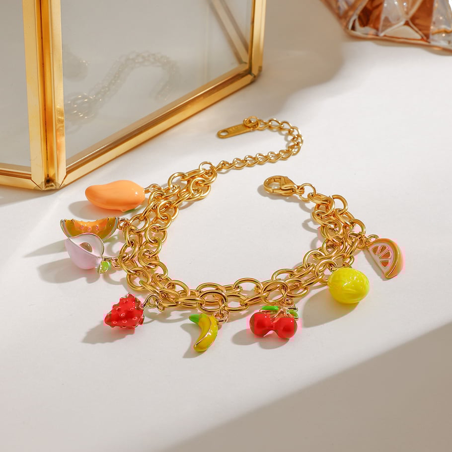 1 Stück Romantische Serie Natürliche Pflanze Edelstahl Gold Farbe Damen Anhänger Halsketten Bild9