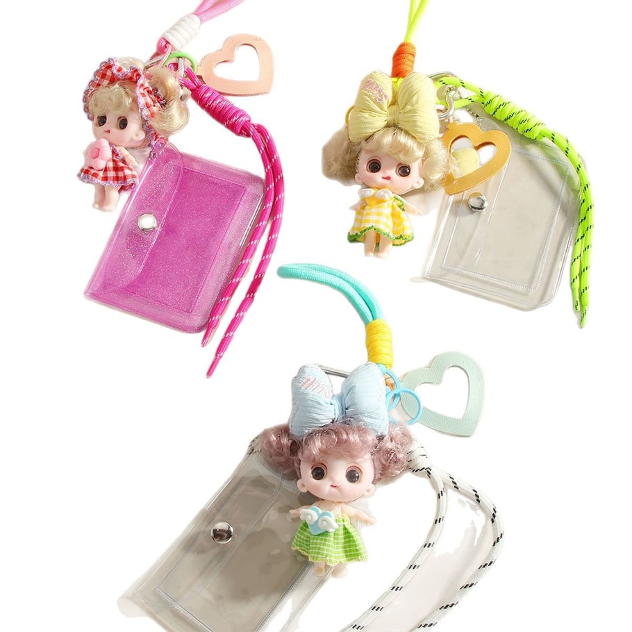 1 Piece Lovely Series Cute Bow Knot Baby Doll Rayon Women's Bag Charms Picture6