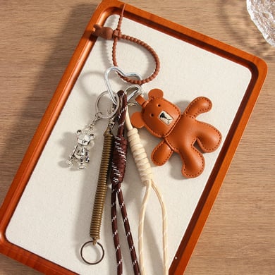 1 Piece Simple Series Daily Animal PU Women's Bag Charms h5 Picture3