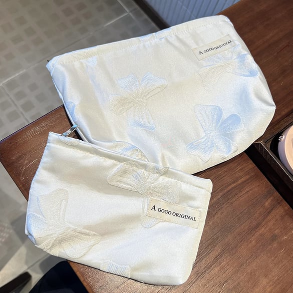 Sac à main en polyester pour femme, série romantique, avec nœud papillon